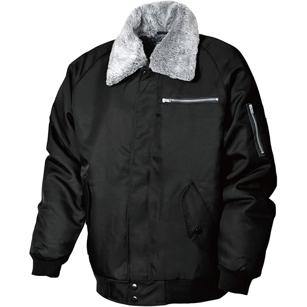 Amazon | 1777 SANDAN鳶 L 06:ブラック パイロットジャンパー